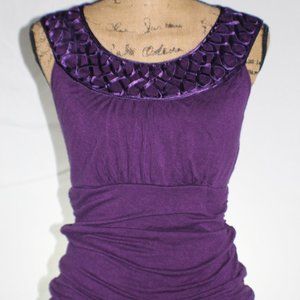 Maurices Lattice Embroidered Scoop Neck Tank